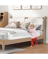 Costway Toddler 59'' Breathable Safety Bed Rail Guard