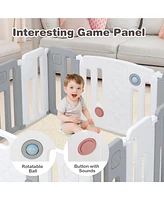 Costway Baby 14 Panels Safety Playpen Activity
