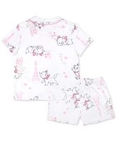 Ame Toddler Girls Adorable Marie Short Coat Pajamas, 2 Piece Set