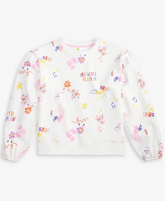Epic Threads Little & Big Girls Doodle Splash Sweatshirt, Exclusively at Macy's