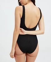 Good American Women's Always Fits Modern Tank Swimsuit