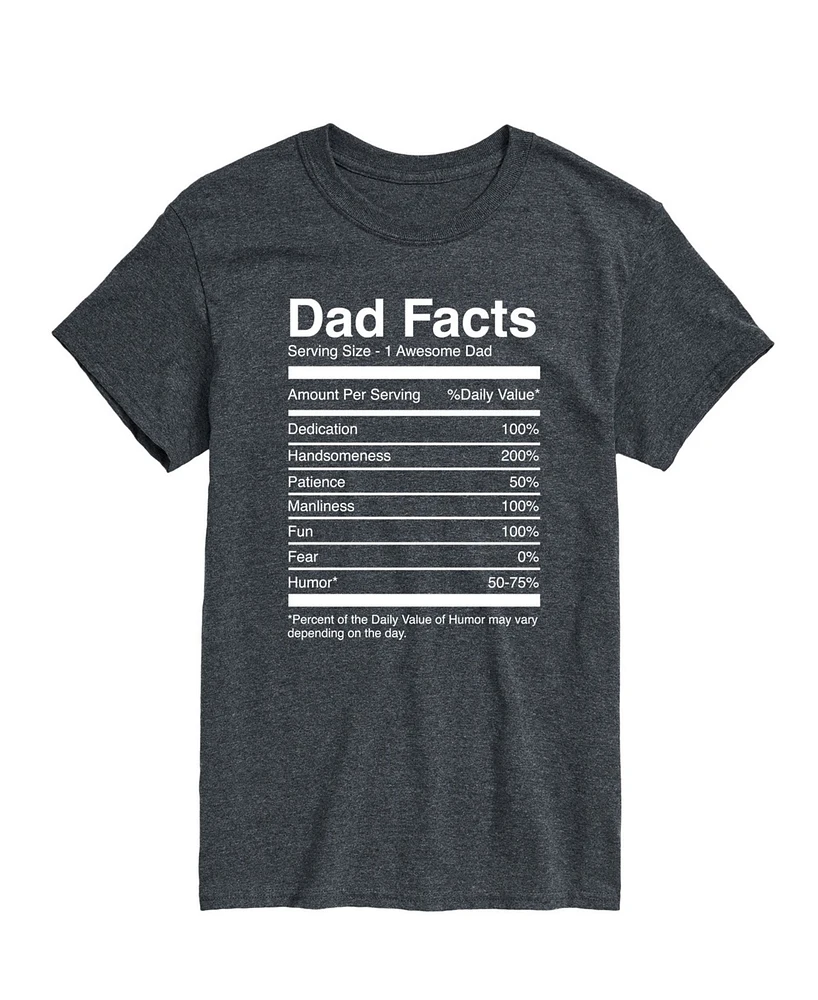 Airwaves Men's Dad Facts Short Sleeve T-Shirt