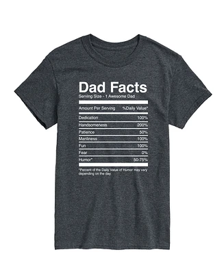 Airwaves Men's Dad Facts Short Sleeve T-Shirt