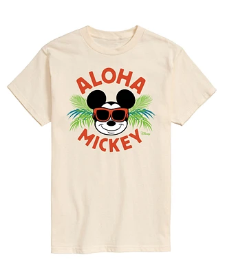Airwaves Men's Disney Aloha Mickey Summer Short Sleeve T-Shirt