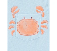 Carter's Baby Boys Crab T-Shirt & Printed Shorts, 2 Piece Set