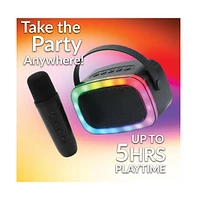 Mini Bluetooth Karaoke Portable Speaker with Wireless Mic