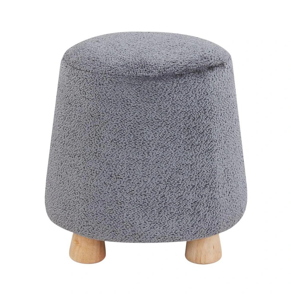 Denison Round Chenille Ottoman