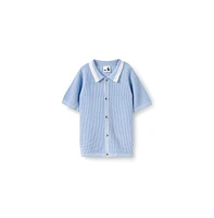 Cotton On Boys Knitted Short Sleeve Shirt