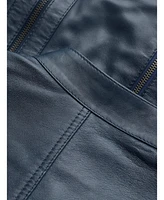 Celtic & Co. Women's Stand Collar Biker Jacket