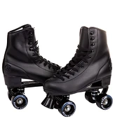 C7skates Vixen Quad Roller Skates (Black, Women's 5 / Youth 4)