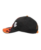 Fast & The Furious Men's Fast & Furious Embroidered Flame Art Black Adult Baseball Cap