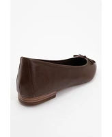 Ruby Leather Pointed Toe Flats