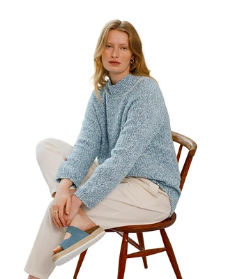 Celtic & Co. Women's Merino Slouch Funnel Neck Sweater