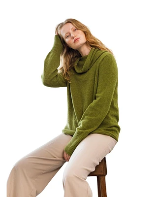 Celtic & Co. Women's Supersoft Slouchy Cowl Neck Sweater