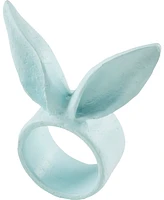 Saro Lifestyle Playful Bunny Ears Napkin Rings, Set of 4