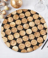 Saro Lifestyle Echoes Capiz Disc Placemats, 15" Round