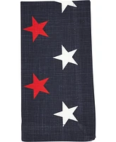 Saro Lifestyle Patriotic Americana Stars Cotton Napkins, 20" x 20"