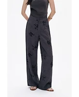 Nocturne Women's Jacquard Pants