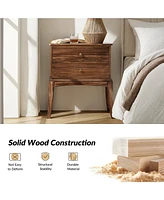 Soph 28"Tall 2-Drawer Nightstand