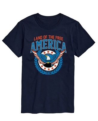 Airwaves Men's Americana Land of The Free Short Sleeve T-Shirt