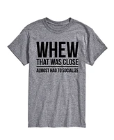 Airwaves Men's Almost Had to Socialize Short Sleeve T-Shirt