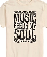 Airwaves Men's Music Feeds My Soul Short Sleeve T-Shirt