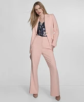 Tommy Hilfiger Women's Notched Collar One-Button Blazer