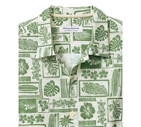 Tommy Bahama Men's Coast Island Stamp Short Sleeve Shirt