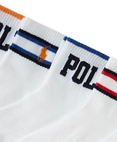 Polo Ralph Lauren Women's Polo Varsity Stripe Quarter Socks 724997PK2