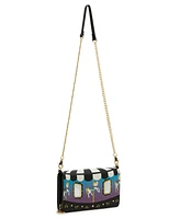 Betsey Johnson Spin Me Unicorn Chain Crossbody Bag