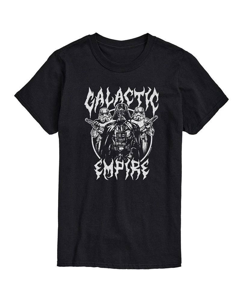 Airwaves Men's Star Wars Darth Vadar Galactic Empire Short Sleeve T-Shirt