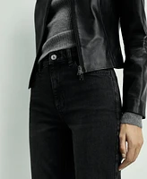 Mango Women's New Mom Comfort High-Rise Jeans
