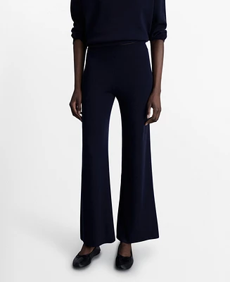 Mango Women's Straight Knitted Pants