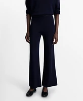 Mango Women's Straight Knitted Pants