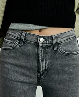 Mango Women's Claudia Slim-Fit Cropped Jeans