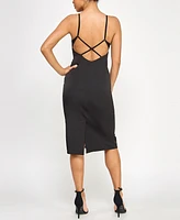 Seni & Cade Juniors' Open-Back Midi Dress