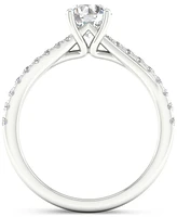 Diamond Engagement Ring (1 ct. t.w.) in 14k White Gold