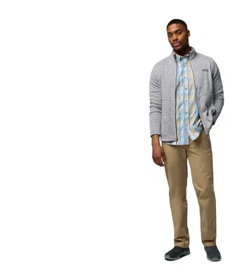 Columbia Mens Alto Pass Full Zip Fleece With A Rapid Rivers Ii Short Sleeve Shirt Rapid Rivers Pant