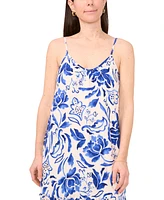 Sam & Jess Petite Printed V-Neck Sleeveless Dress