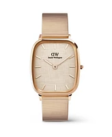 Daniel Wellington Men's Analog Rose Gold-Tone Stainless Steel Watch, 32mm
