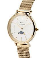 Daniel Wellington Unisex Analog Gold-Tone Stainless Steel Watch, 32mm