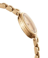 Daniel Wellington Unisex Analog Gold-Tone Stainless Steel Watch, 22mm