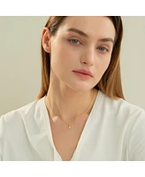 Sterling Silver 18k Gold Plated Izel Opal Pendant Necklace