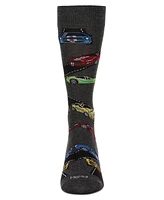 MeMoi Men's Cars Crew Socks