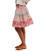 Free People Women's Many Layers Printed Skirt