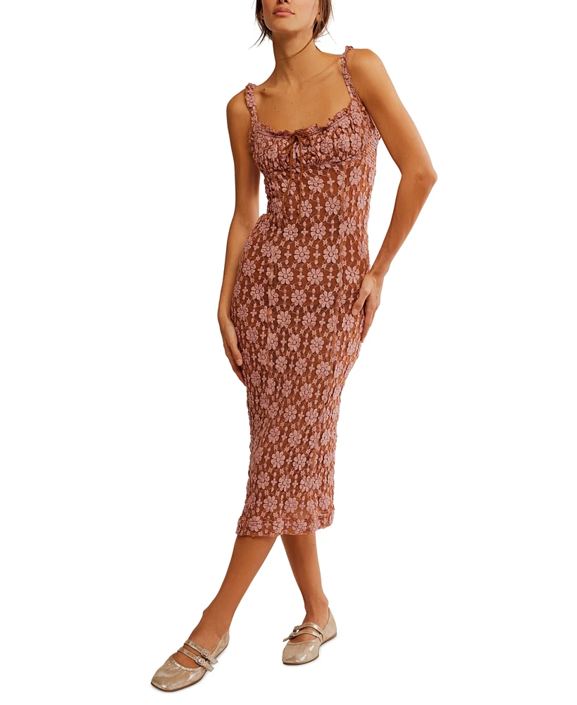 Free People Women's Lucinda Lace Sleeveless Midi Dress