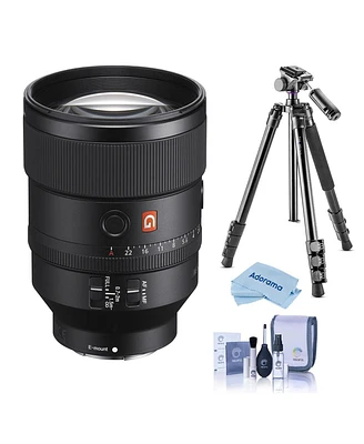 Sony Fe 135mm F1.8 Gm Lens for Sony E, Bundle with Vanguard Alta Pro 264AT Tripod and Tbh-100 Head, Cleaning Kit, Cleaning Cloth