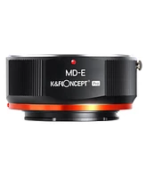 K&F Concept Kf M15105 High-Precision Lens Adapter Ring, Matte Paint, Orange Secondary Oxide, Md-nex Pro