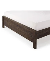 Solid Wood Bed Frame – Sturdy Platform with Slatted Base