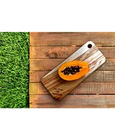 Natural Rounded Rectangle Narrow Anti-Bacterial Cutting Board